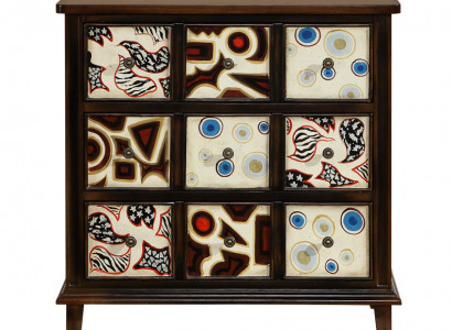 Designer Kommode Anrichte Low Board Schrank Wohn Zimmer Regal Luxus